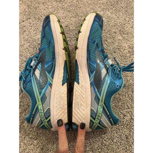 Brooks Ravenna 7 R7 Running Shoes Athletic Sneakers Blue Green Women's Size 11 - Picture 9 of 12